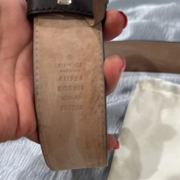 GG Supreme canvas belt finished with an interlocking G buckle. - Picture 7 of 13